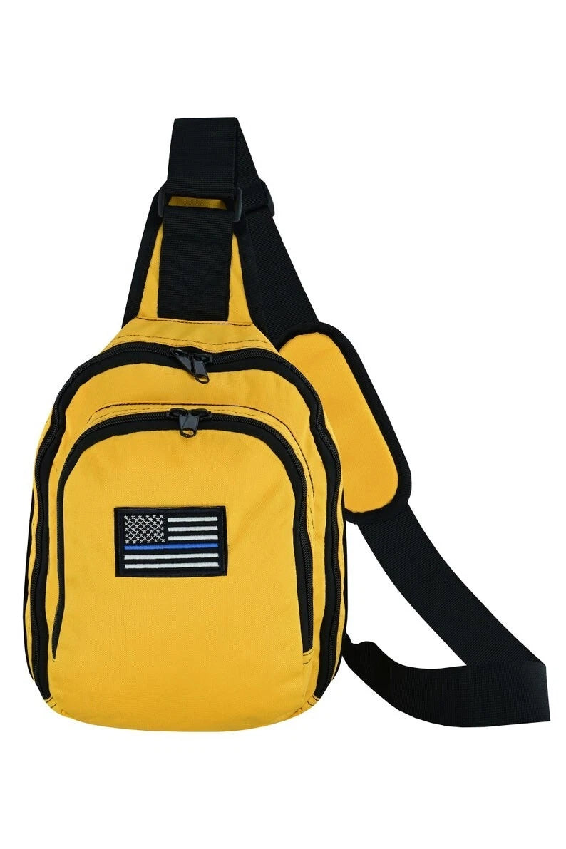 Unisex Yellow Tactical Sling Bag – Concealed Carry Ready | Lightweight Crossbody Chest Pack | Fast Shipping – $49.90