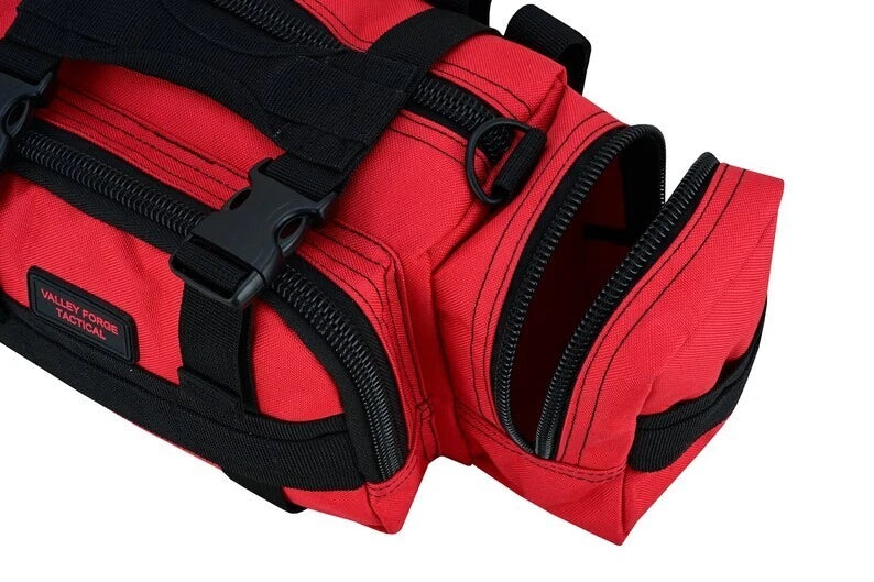 🔥 VFT Red Deployment Bag – Tactical Utility Gear | Heavy-Duty MOLLE Pack | Fast U.S. Shipping – $50.50